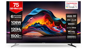 Thomson 65 inch 75 inch QD-LED TV best features Telugu