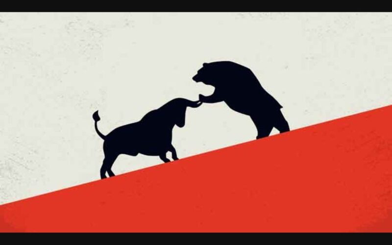 భారత స్టాక్ మార్కెట్ లో నిఫ్టీ, సెన్సెక్స్ రెడ్ జోన్ లో ట్రేడింగ్