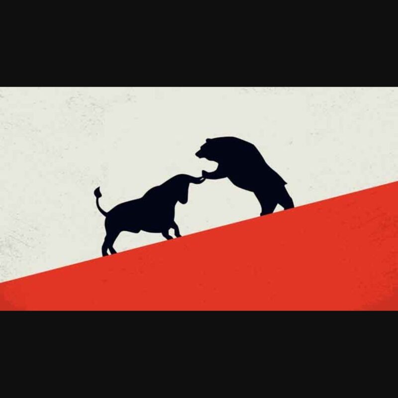 భారత స్టాక్ మార్కెట్ లో నిఫ్టీ, సెన్సెక్స్ రెడ్ జోన్ లో ట్రేడింగ్