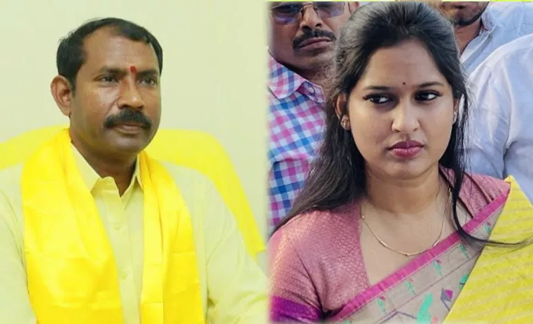 శింగనమలలో టిడిపి కార్యకర్తలే తమ ఎమ్మెల్యేకు వ్యతిరేకంగా నిరసన