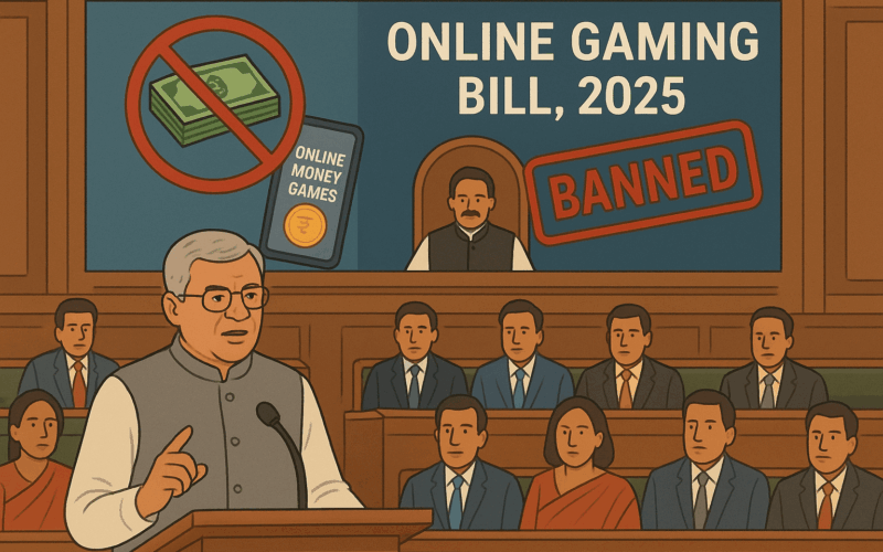 ఆన్‌లైన్ గేమింగ్ చట్టంపై భారత ఈ-స్పోర్ట్స్ పరిశ్రమలో ఆందోళన