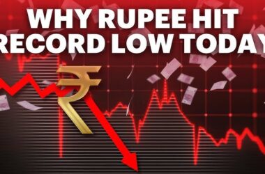 భారతీయ రూపాయి డాలర్కి వ్యతిరేకంగా రికార్డు తక్కువ స్థాయిని తాకింది