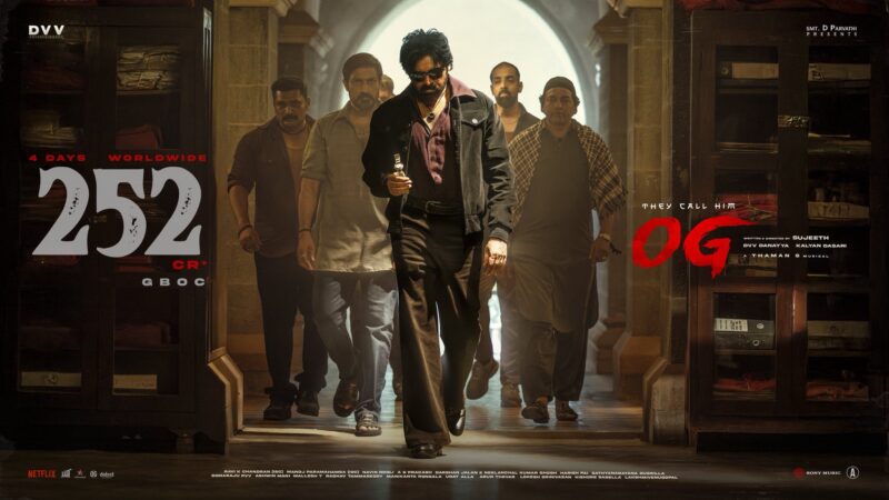 పవన్ కళ్యాణ్ ‘OG’ 4 రోజుల్లో 252 కోట్ల వసూలు, బాక్సాఫీస్ లో దుమారం