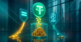 SoftBank and Ark Investment and Tether