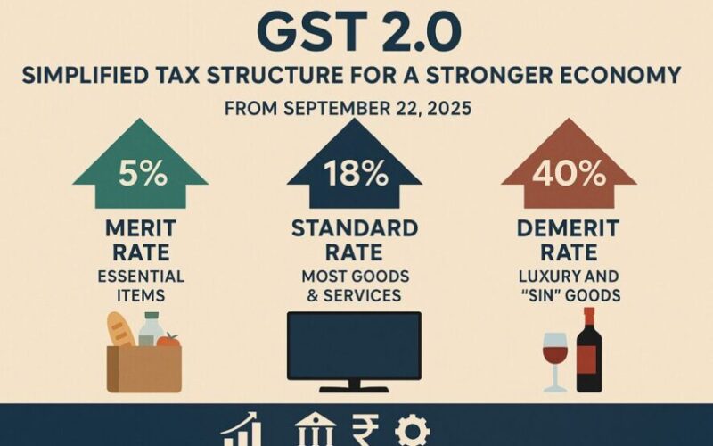 GST సవరణలతో భారత ఆర్థిక వ్యవస్థలో రూ.2 ట్రిలియన్ ఇన్ఫ్యూజన్