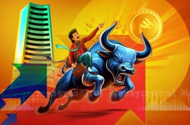 స్టాక్ మార్కెట్లు వరుసగా నాలుగో రోజూ లాభాల్లో; సెన్సెక్స్ 411 పాయింట్లు ఎగిసింది, నిఫ్టీ 25,300 దాటింది