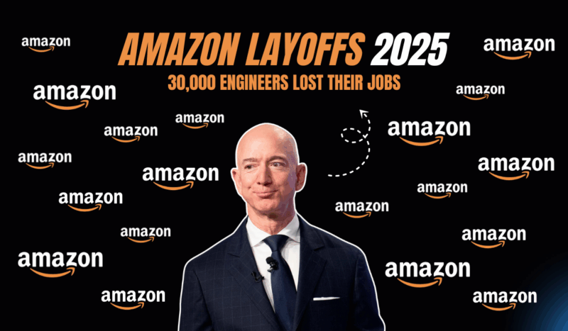 అమెజాన్‌లో భారీ ఉద్యోగాలు తొలగింపు – 30,000కూ పైగా ఉద్యోగులు పోజిషన్స్ కోల్పోతున్నారు