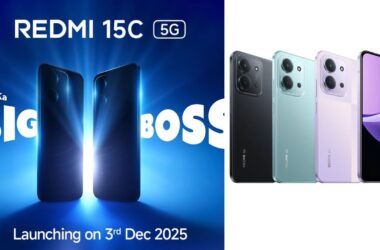 రెడ్మి 15C 5G డిసెంబర్ 3న భారత్‌లో లాంచ్ – అమెజాన్‌లో అందుబాటు