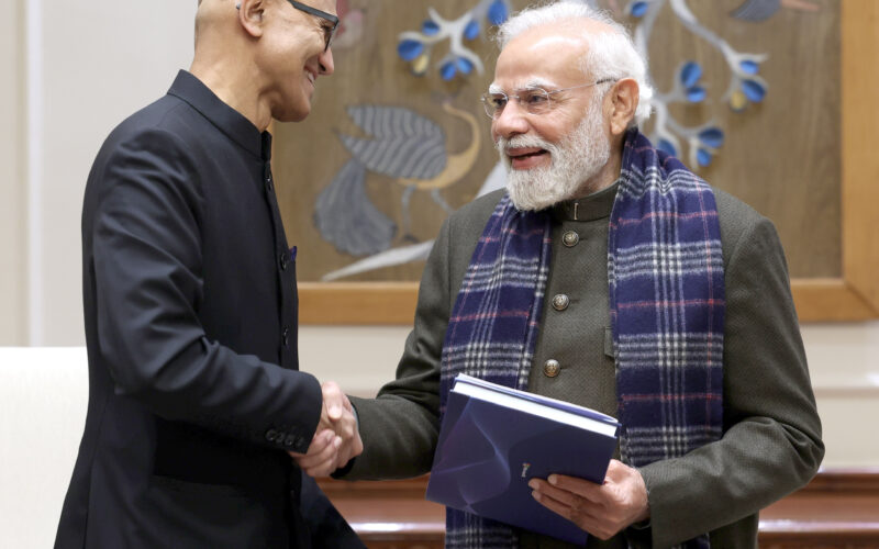 మైక్రోసాఫ్ట్ భారత్‌లో $17.5 బిలియన్ల AI, క్లౌడ్ పెట్టుబడి – ఆసియాలో అతిపెద్ద ప్రాజెక్ట్, సత్య నాడెళ్లా-మోడీ సమావేశం