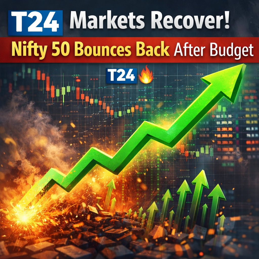 బడ్జెట్ ఆశలతో మార్కెట్ లేటు రికవరీ