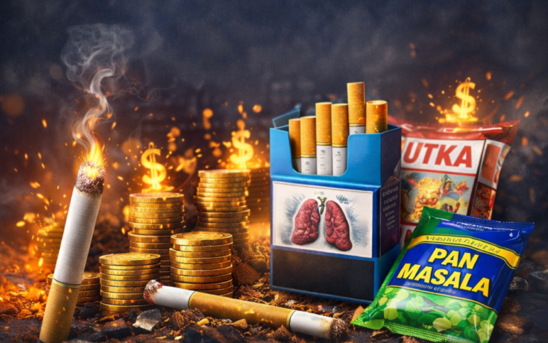 దేశవ్యాప్తంగా టబాకో ఉత్పత్తులపై 40% GST