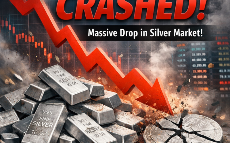 వెండిలో చరిత్రాత్మక కుప్పకూలింపు