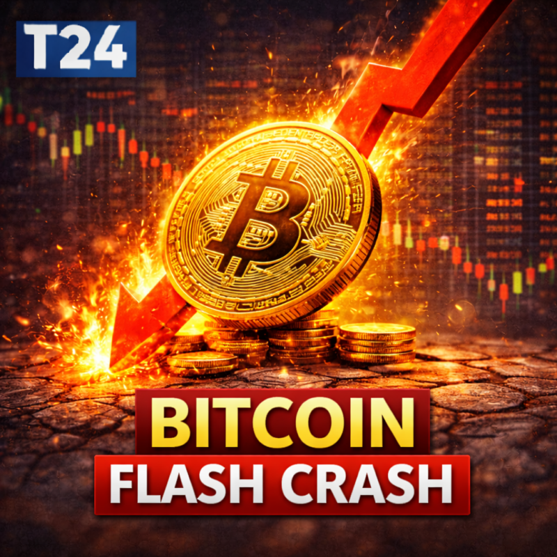 Bitcoin Flash Crash: Bitcoin prices took a massive hit today, dropping 9% to $64,744. The slump follows a broader "risk-off" sentiment on Wall Street and has wiped out nearly all gains from the recent rally.